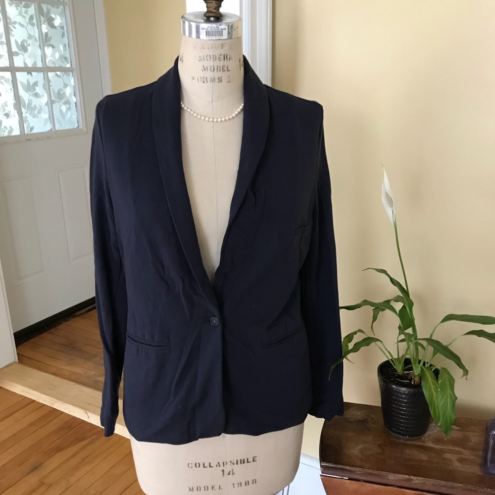 Garnet Hill lightweight cotton knit jacket